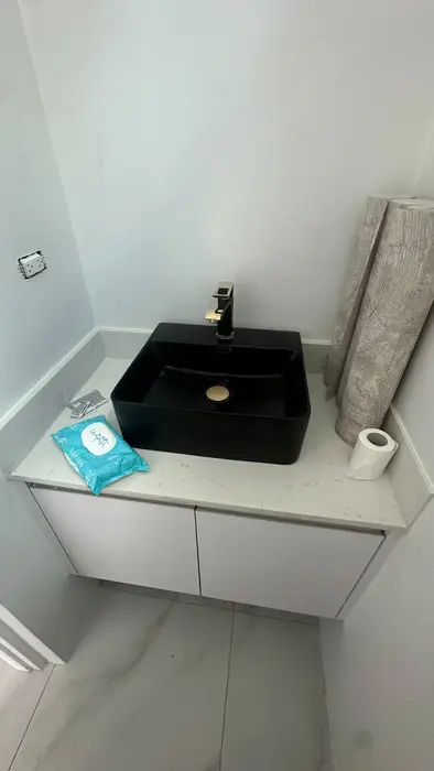 Bathroom sink & vanity — Finished